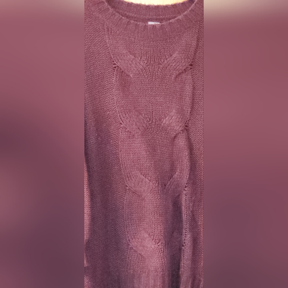 Dark purple sweater